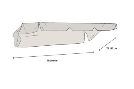 Brafab - Bonn hammocktak Beige