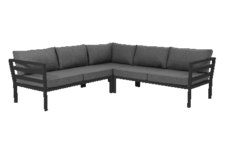 Brafab - Weldon soffgrupp Svart/grå