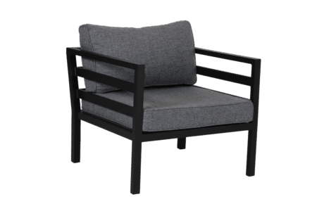 Brafab - Weldon fåtölj Svart/grå