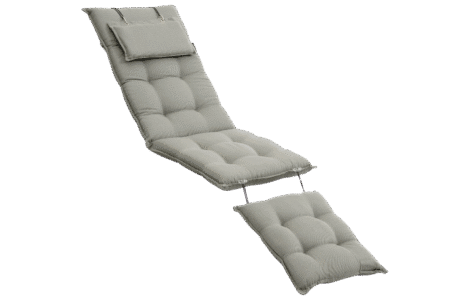 Brafab - Florina däckstolsdyna Ljusgrå