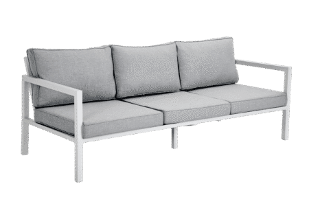 Brafab - Belfort 3-sitssoffa Vit/Pearl grey