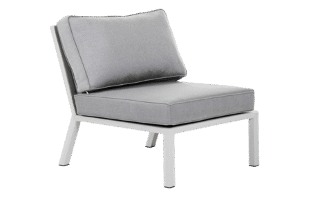 Brafab - Belfort mittdel Vit/Pearl grey