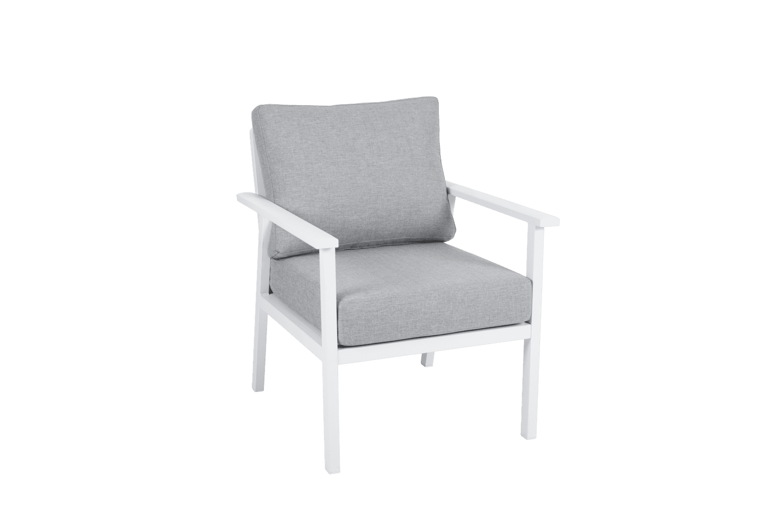 Brafab - Samvaro High fåtölj Vit/Pearl grey