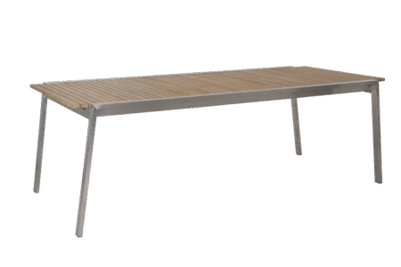 Brafab - Naos matbord Rostfritt stål/teak