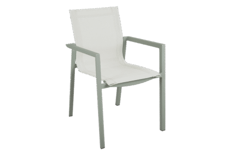 Brafab - Delia karmstol Dusty green/Off-white