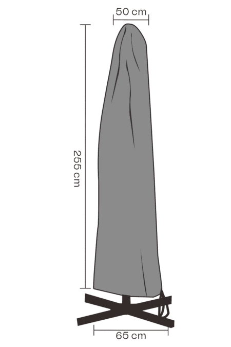 Brafab - Möbelskydd parasoll Svart - Vattentät