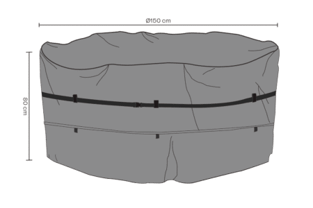 Brafab - Möbelskydd matgrupp Svart - Andas