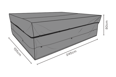 Brafab - Möbelskydd matgrupp Svart - Vattentät