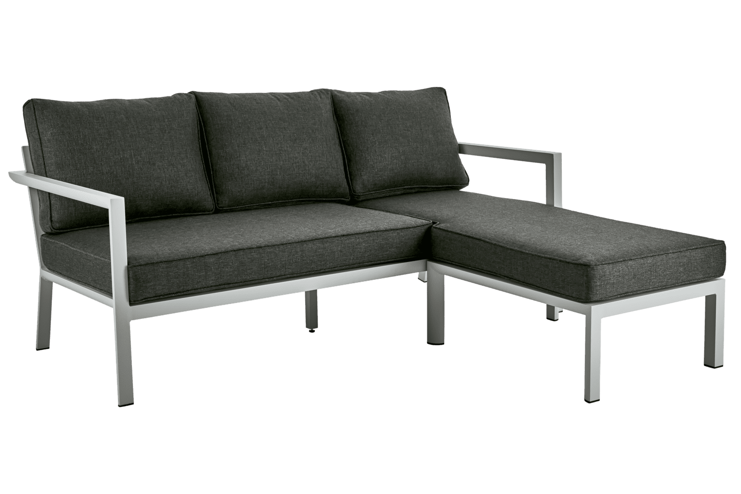 Brafab - Delia divansoffa Light Grey/Nearly Black