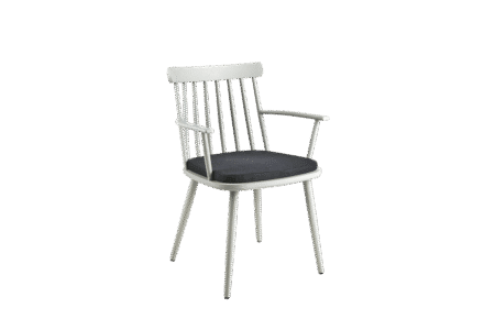 Brafab - Winsor karmstol Light Grey/Raven