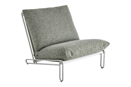 Brafab - Blixt loungefåtölj Light Grey/Teddy Verde