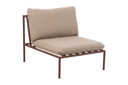 Brafab - Collier mittdel Zin Red/Teddy Beige