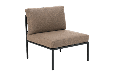 Brafab - Reno mittdel Svart/Raw Peanut