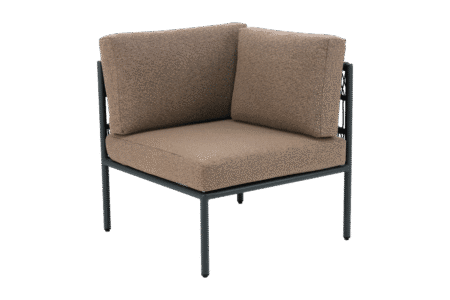 Brafab - Reno hörn Svart/Raw Peanut