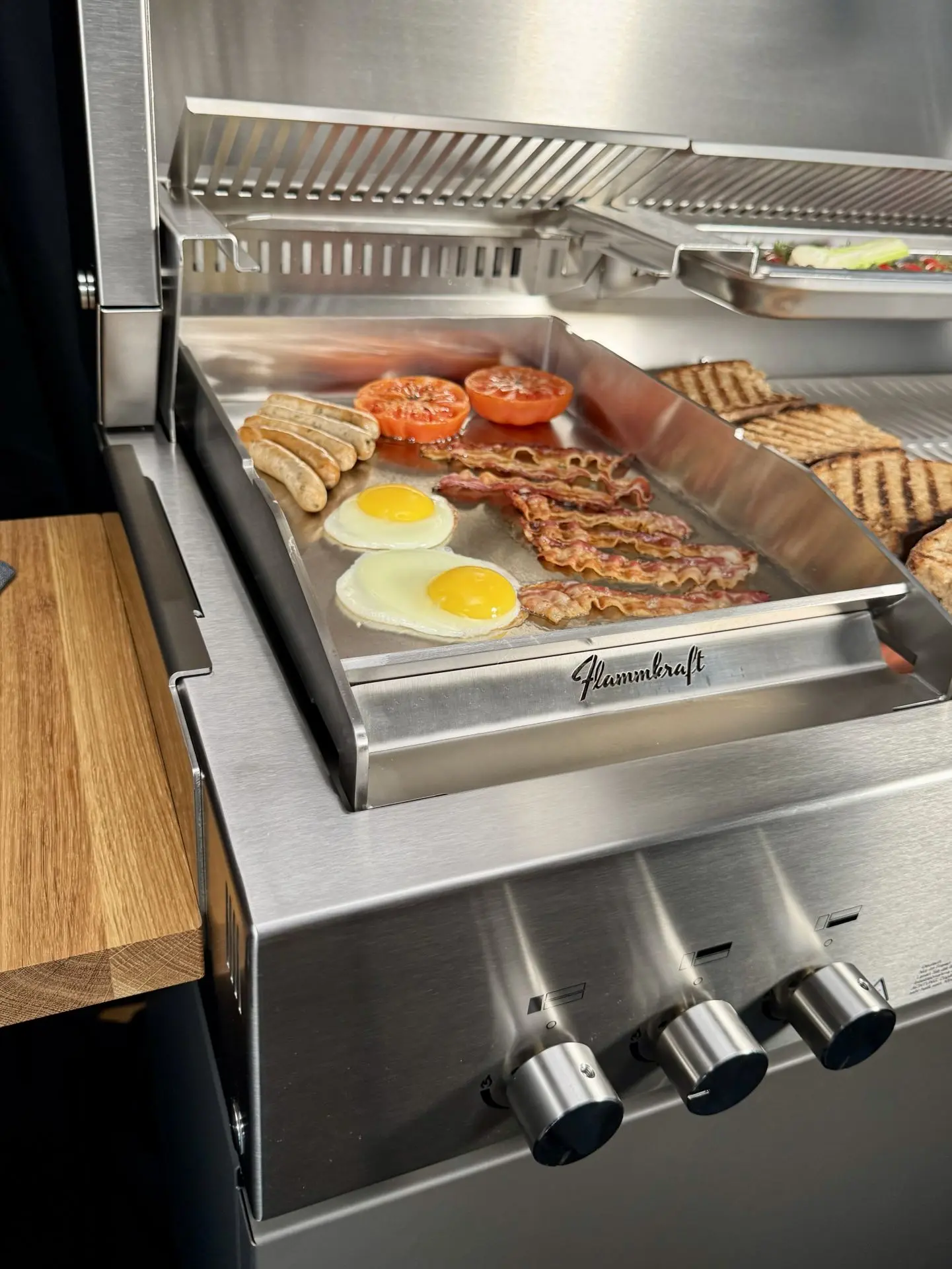 Flammkraft Plancha stekbord med lock - Bild 6