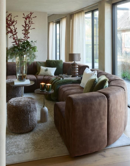 Riviera Maison - Dazzle Lounger L Vel Chocolate